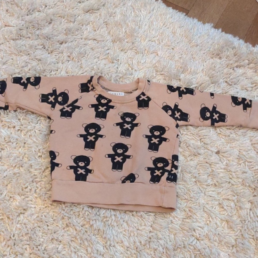 Hux  baby teddy pullover crewneck